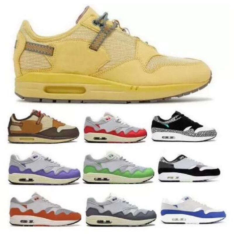 

classic 1 one Men women running shoes Patch Atomic Teal Parra Puerto Rico Triple Black man Anniversary 1 og sneaker trainer sports shoes, # 57