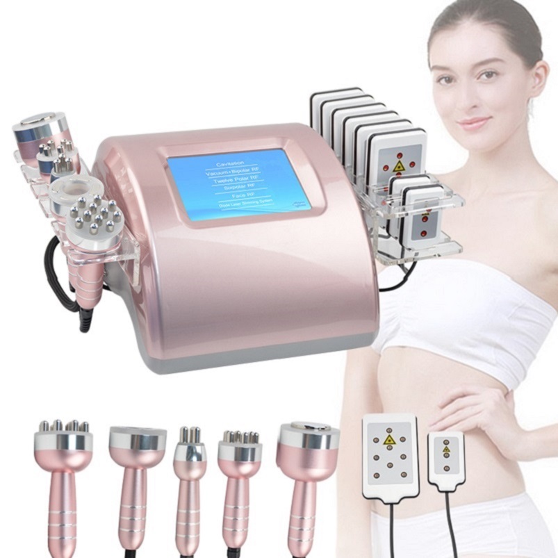 

Cavitation RF Slimming Equipment Lipo Laser Fat Reduction Machine Vacuum Liposuction Skin Tightening Weight-Loss Beauty Device