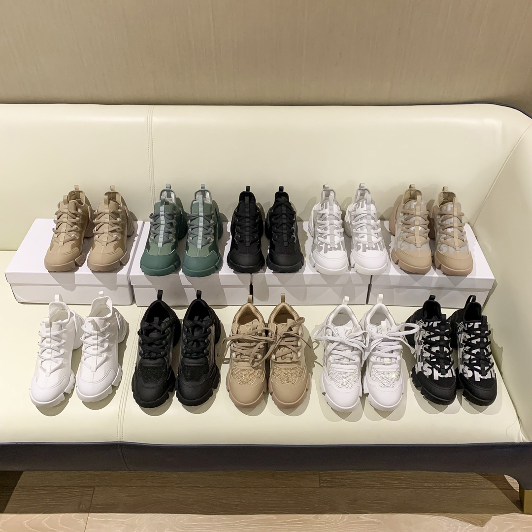 

Top quality Connect Technical Fabric Sneaker women casual shoes Nude white black Green platform designer sneakers luxury outdoor womens trainers EUR 35-40, Shoe box