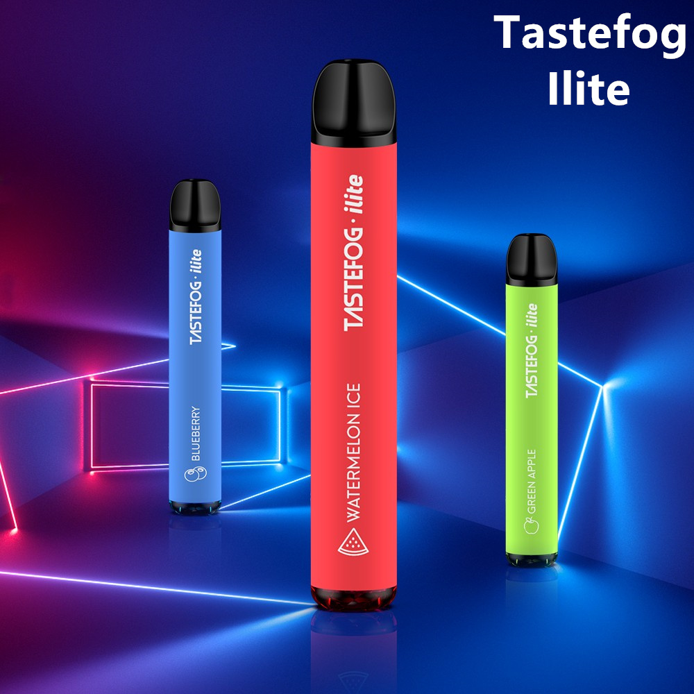 

QK Tastefog Ilite Cigarrillos Electronicos Disposable Vape 600 Puffs Bulk Price Factory Wholesale OEM With LED Flash Lights 15 Flavors TPD RoHs CE Approved