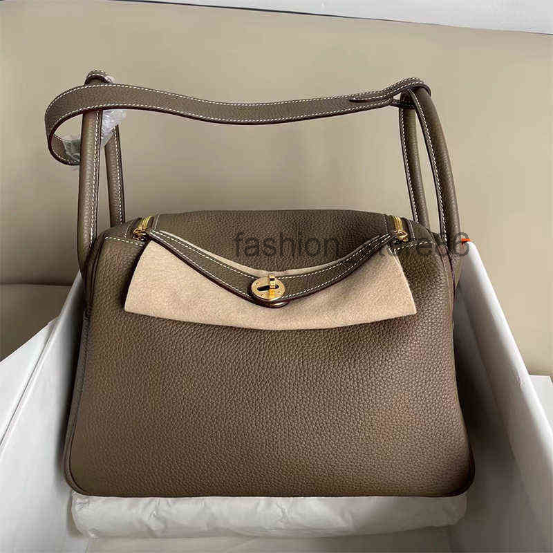 

Herme Designer Bags Lindys h Family Hand Sewed Lindi Tc Cow Leather Mini Doctor Wax Thread 26/30 Messenger One Shoulder Fashion Women's