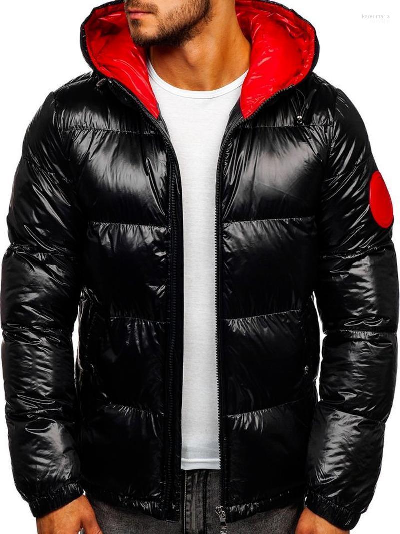 

Men' Down & Parkas ZOGAA Fashion Hooded Bread Cotton Jacket Kare22, Black