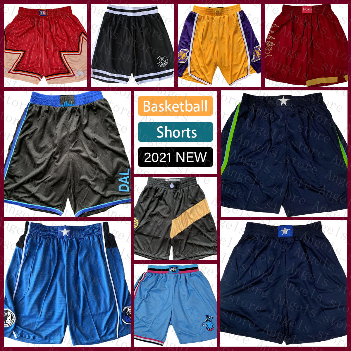 

Dallas''Mavericks''Men Basketball Shorts 2022 New 27
