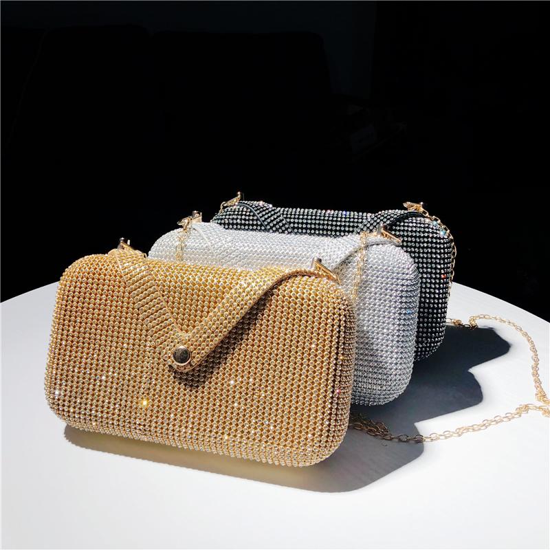 

Evening Bags Women Clutch Party Handbags Small Luxury Shoulder Gold Black Wedding 2022 Ladies Fashion Crossbody BagsEvening, Silver