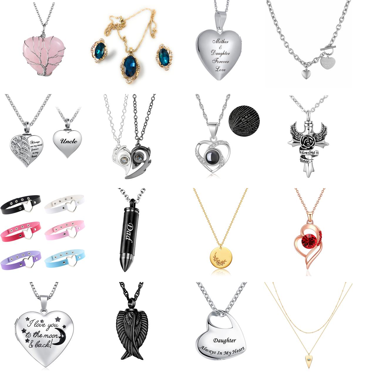 

Pendant Necklaces Love Heart Locket Necklace That Holds Pictures Engraved I You To The Moon And Back Po Lockets amkwN