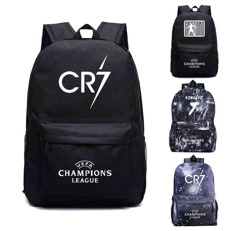 

Cristiano Ronaldo Backpacks New Pattern Students Boys Girls schoolbag Men Women Mochila Laptop backpack teens Daily knapsack, 32