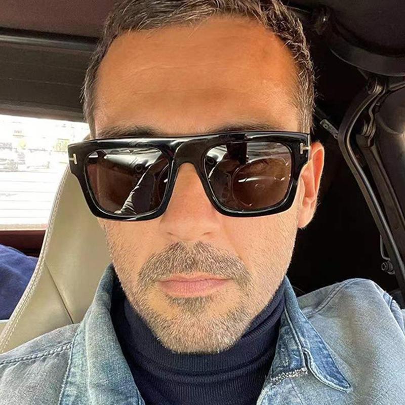 

Sunglasses Designer Mens Fashion Vintage Square Oversized 2022 Big Frame Sun Glasses Shades Black Lady UV400