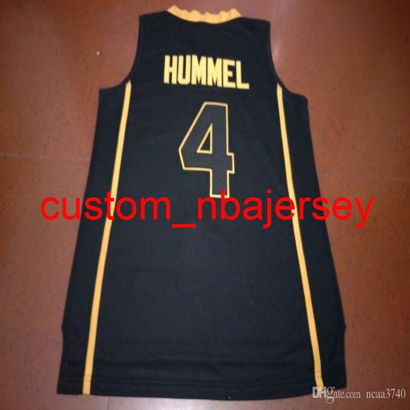 

Custom Men Youth women Vintage #4 PURDUE ROBBIE HUMMEL Basketball Jersey Size -4XL or custom any name or number jersey, Black youth s-xl