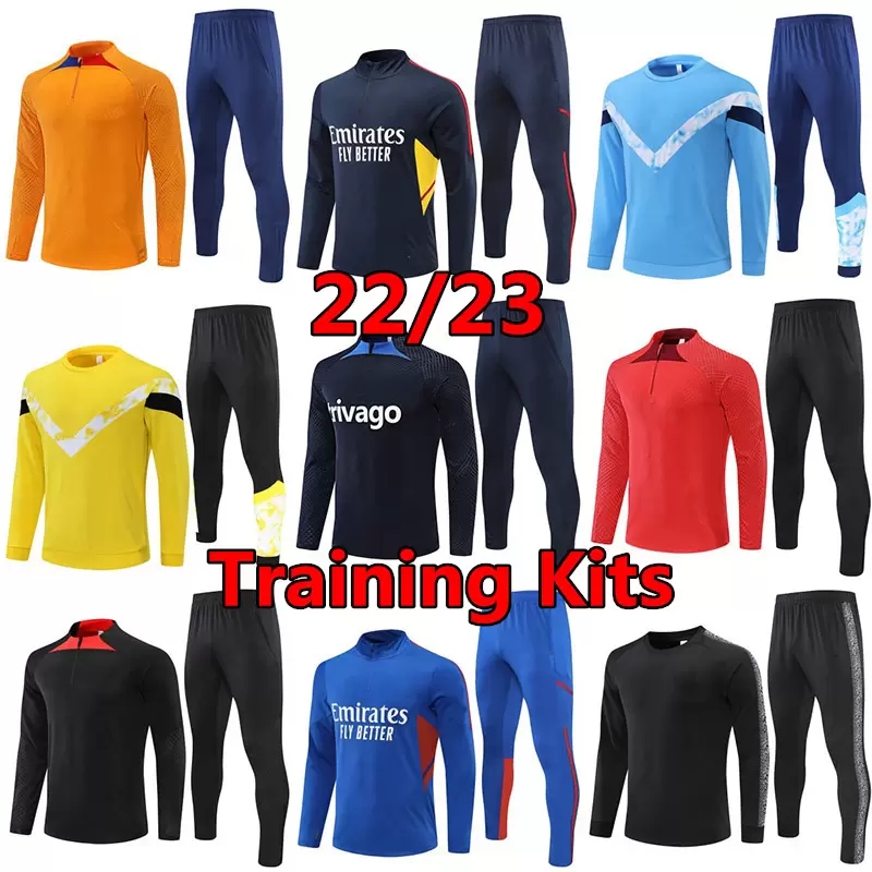 

Soccer kit Mens kids jacket jogging tracksuits child clothing 22 23 training shirt football survetement children track suits chandal sweatshirt Sweater kits sets, 14