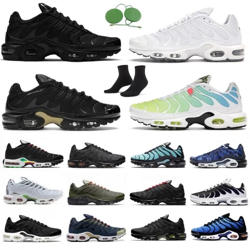 

tn plus men women running shoes triple White Black Sunset Orange Yellow Pewter Coquettish Purple Yolk mens trainers outdoor sneakers 36-46, 27