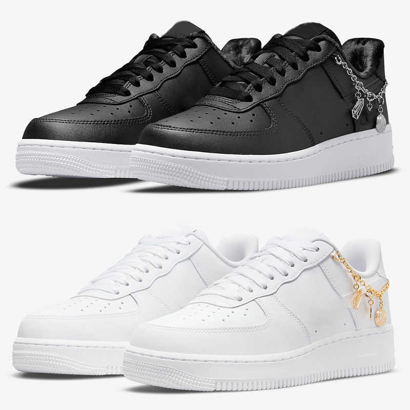 

OG 1 Low men women Athletic running Shoes LX Lucky Charms White Gold DD1525-100 Black Metallic Silver DD1525-001 mens womens Outdoors Sports