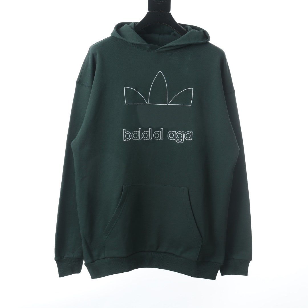 

Men's Plus Size Hoodies & Sweatshirts Round neck embroidered and printed polar style summer wear with street pure cotton erq