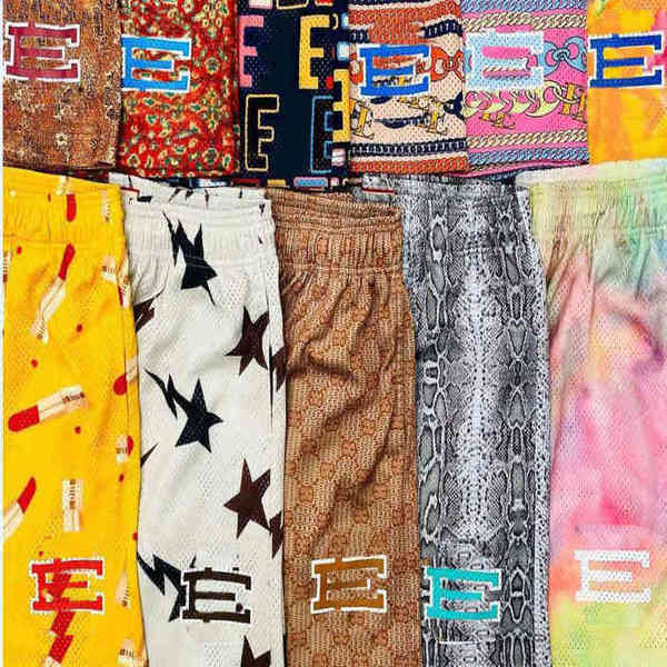 

Fashion Eric Emanuel Ee Basic Short Men's Fitness Shorts Mesh Breathable Beach Sports Pants Series Summer Gym Workout Casual Baske, 10