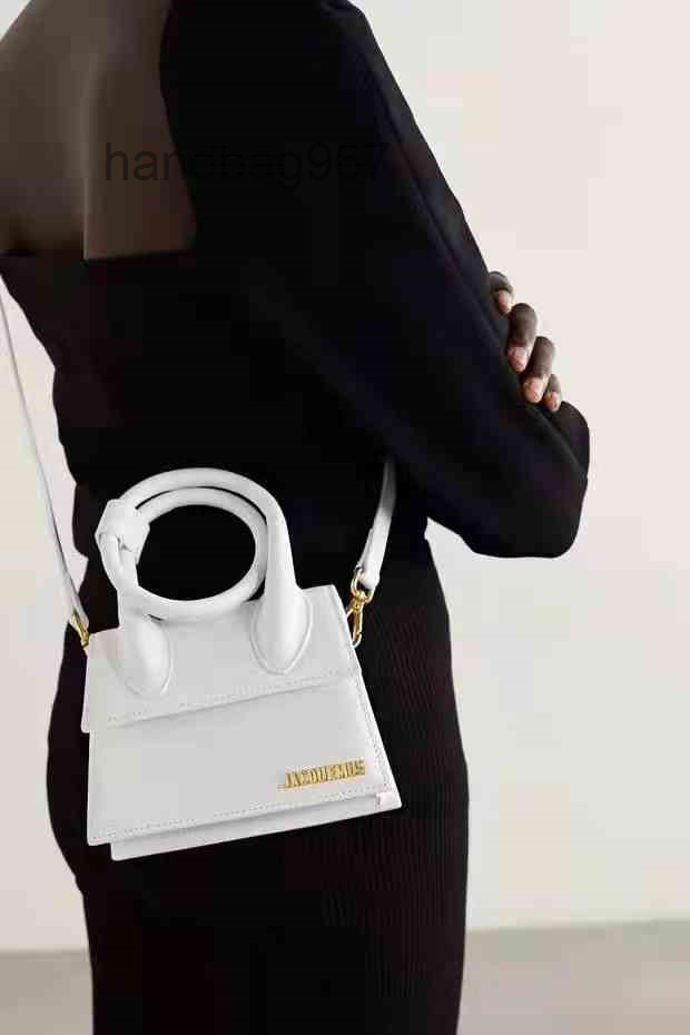 

top quality handbags designer bags Miini purses Jacquemes Adjustable Armpit Bag Shoulder Messenger Portable Small Buckle Square LEUX, Black
