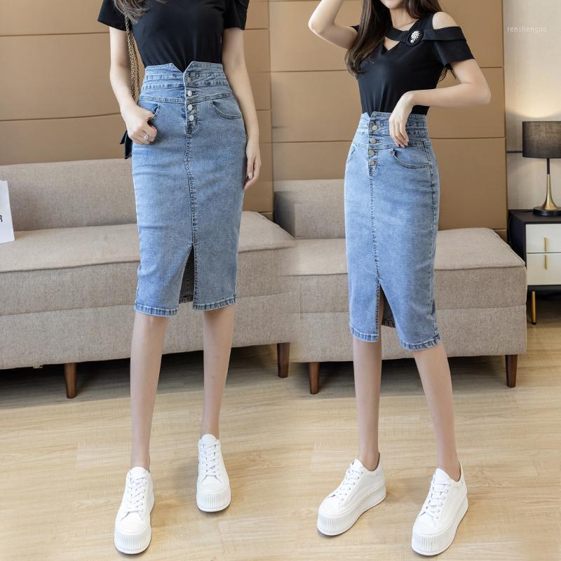 

Skirts Denim Skirt For Women In The Spring And Autumn Of 2022, See chart