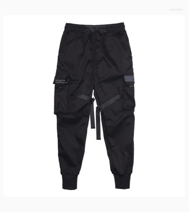 

Men' Pants Trendy Slim Casual Ribbon Cargo PantsMen' Naom22, As pic