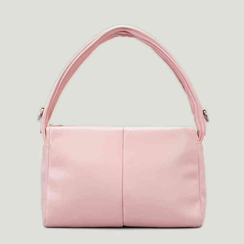 

Evening Bags Casual Splicing Leather Shoulder Crossbody Bag for Women Solid Pillow Bag Fashion Handbags Ladies Shopper Underarm Bags Purses 220416, Blue