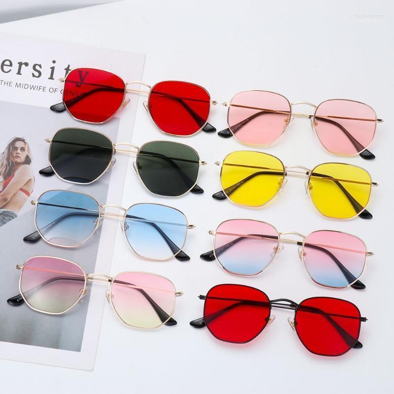

Sunglasses Eyewear Driving Glasses Small Square Sun For Men And Women Polygon Mirrored LensSunglasses
