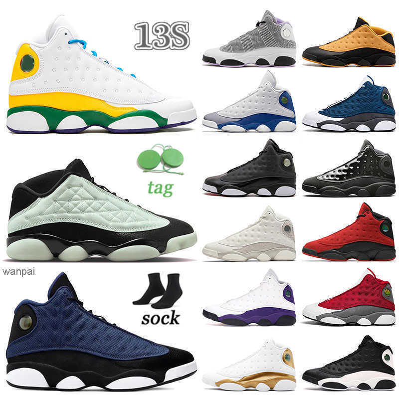 

Jumpman 13 13s mens womens Basktball Shoes Olive Green University Gold Del Sol Hyper Royal Lucky Green Grey Phantom Reverse Bred Designer og designer shoes, J33 40-47 hyper