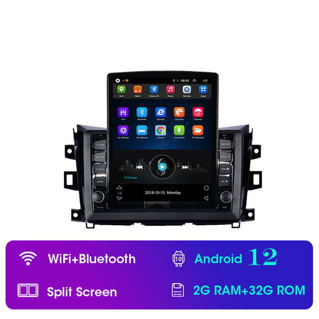 

Android 10.1 inch Car Video Radio GPS Navigation for 2011-2016 Nissan Navara Bluetooth Touchscreen Stereo with Music AUX WIFI
