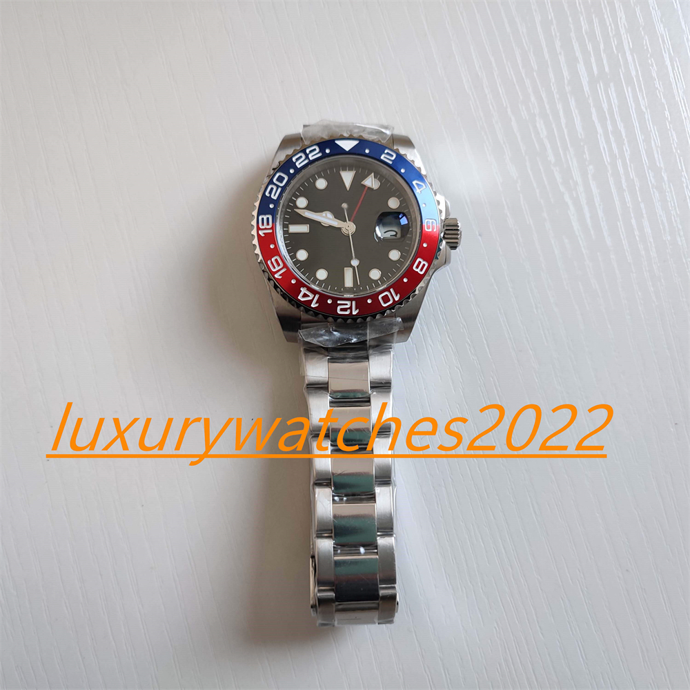 

Super Quality Mens Watch 116719 Pepsi 40mm 18k White Gold Watch Mint Stainless Steel waterproof Movement Automatic Mechanical Sapphire Luminous Wristwatch, Watch with waterproof