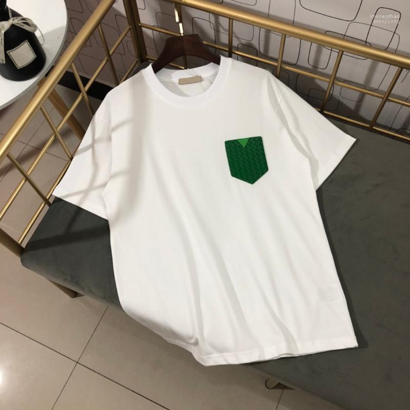 

Men' T-Shirts Summer Men' Short Sleeve Artificial Leather Cotton Breathable Stylish And Casual White Green -XXL Large SizeMen' Imon2