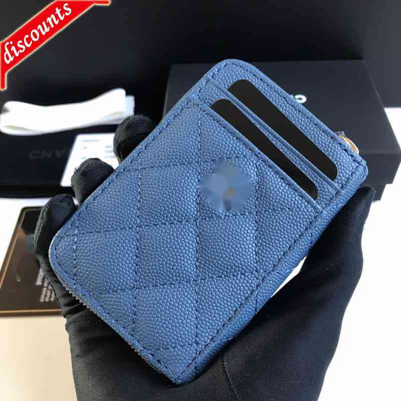 

Letter Design Ap1650 Luxury Brand Plaid Cc Chain Short Wallet Lambskin Women's Le Boy Pocket Caviar Leather Zipper Card Pack Coin Purse Clut