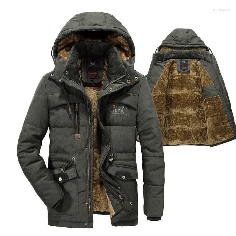 

Men's Down & Parkas Winter Jacket Men Windbreaker Fleece Thick Warm Mens Hooded Casual Coat Military Male Jackets Plus Size -6XL 7XL 8XL Ph, Navy blue