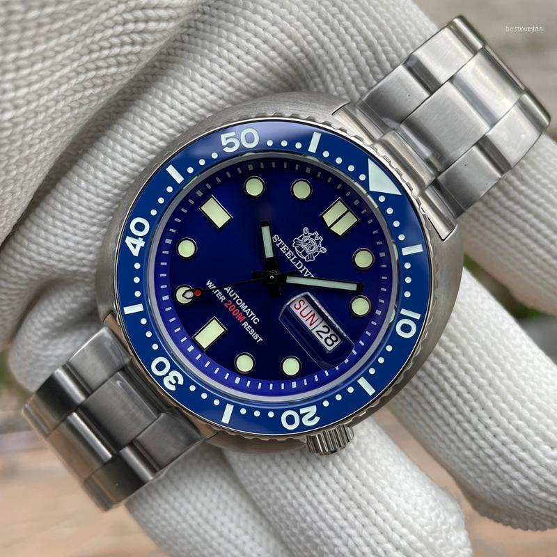 

Wristwatches SD1972 Mechanical Watch Automatic NH36 Movement Sapphire Crystal 316L Steel Diver Waterproof 200m Ceramic BezelWristwatches, 72gr-gn green