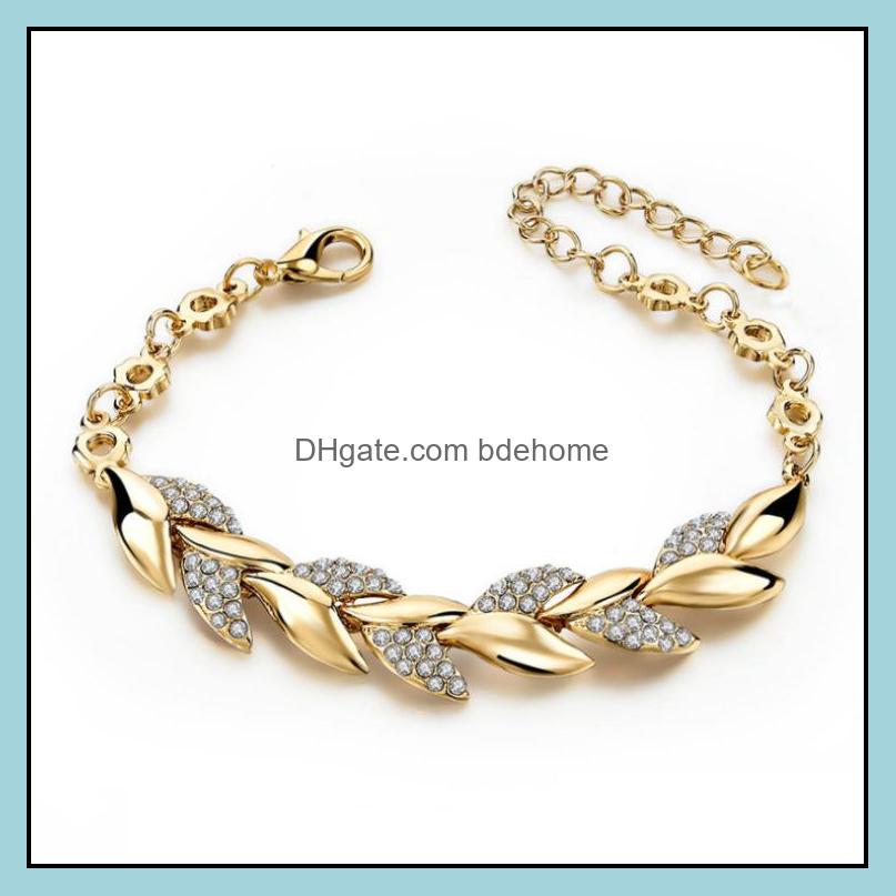 Bracelets porte-bonheur bijoux lien doré minimaliste rond perle Grain feuilles Bracelet pour femmes fille cadeau accessoires de mariage chaîne li