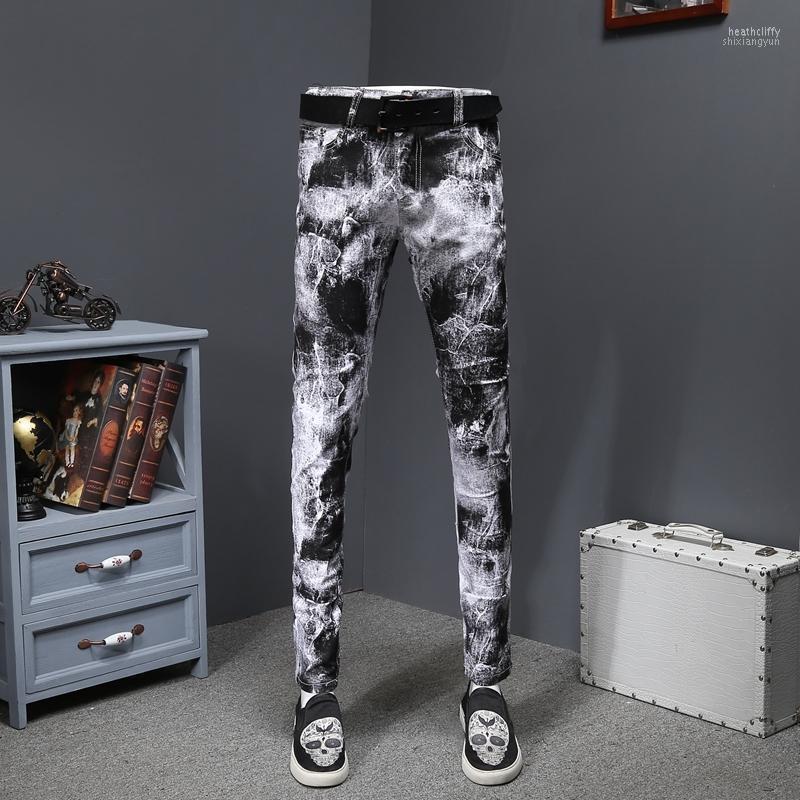 

Men's Jeans Mens Skinny Slim Fit Stretch Denim Pants Trousers Vaqueros Hombre Designer Erkek Kot Pantolon Heat22, Picture color