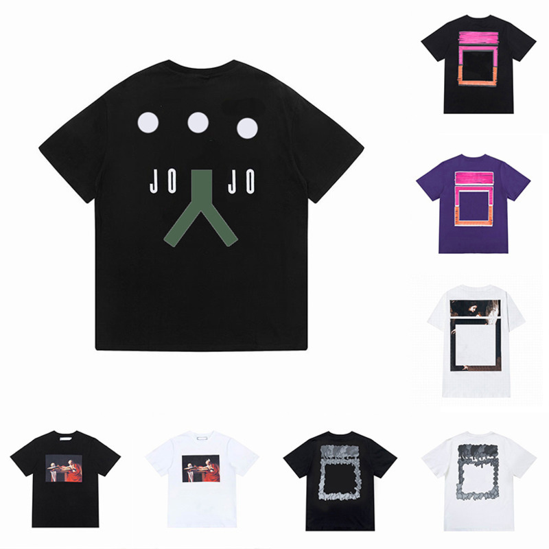 

Fashion Tshirts Summer Mens Womens Designers t shirt Loose Offs Tees Brands Tops Man s Casual Shirts Luxurys White Clothing Street Shorts sport tee, 25