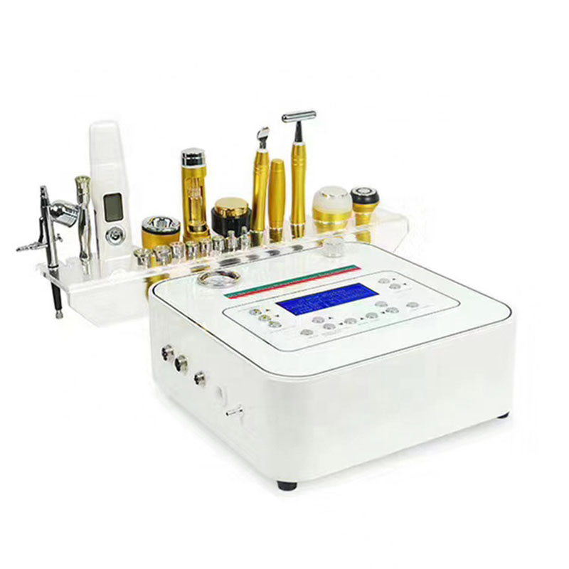 10in1 Machine de mésothérapie sans aiguille Microdermabrasion au diamant Peeling Soins de la peau Rajeunissement du visage Élimination des rides