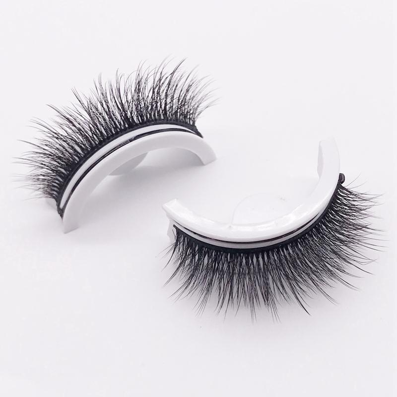 

False Eyelashes Self-Adhesive 12mm Glue-Free Makeup Accessories Fake Eye Lash Hypoallergenic ReusableFalseFalse