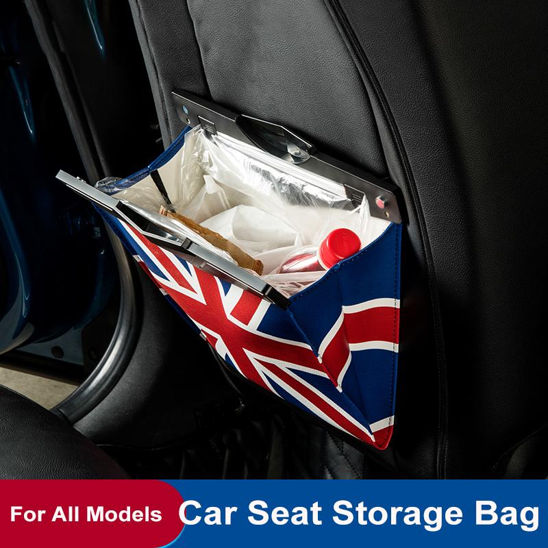 

Car Organizer Seat Anti-kick Multifunctional Storage Trash Garbage Bag For Mini Cooper F54 F55 F56 F60 Countryman R56 R60 R61 Accessories