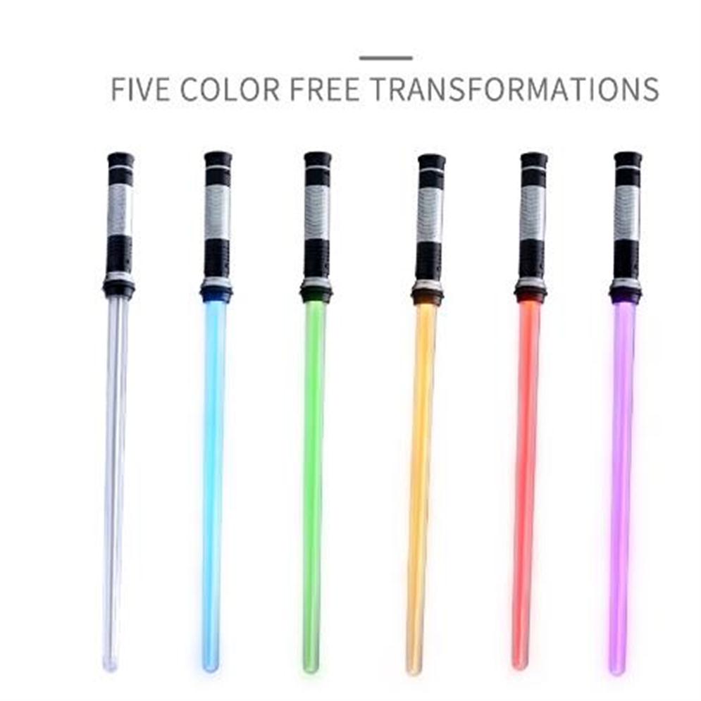 

Lightsaber toys for children saber oyuncak Luminous Jedi Sabre Laser Sword light up led Flashing Lightstick glow in the dark250S
