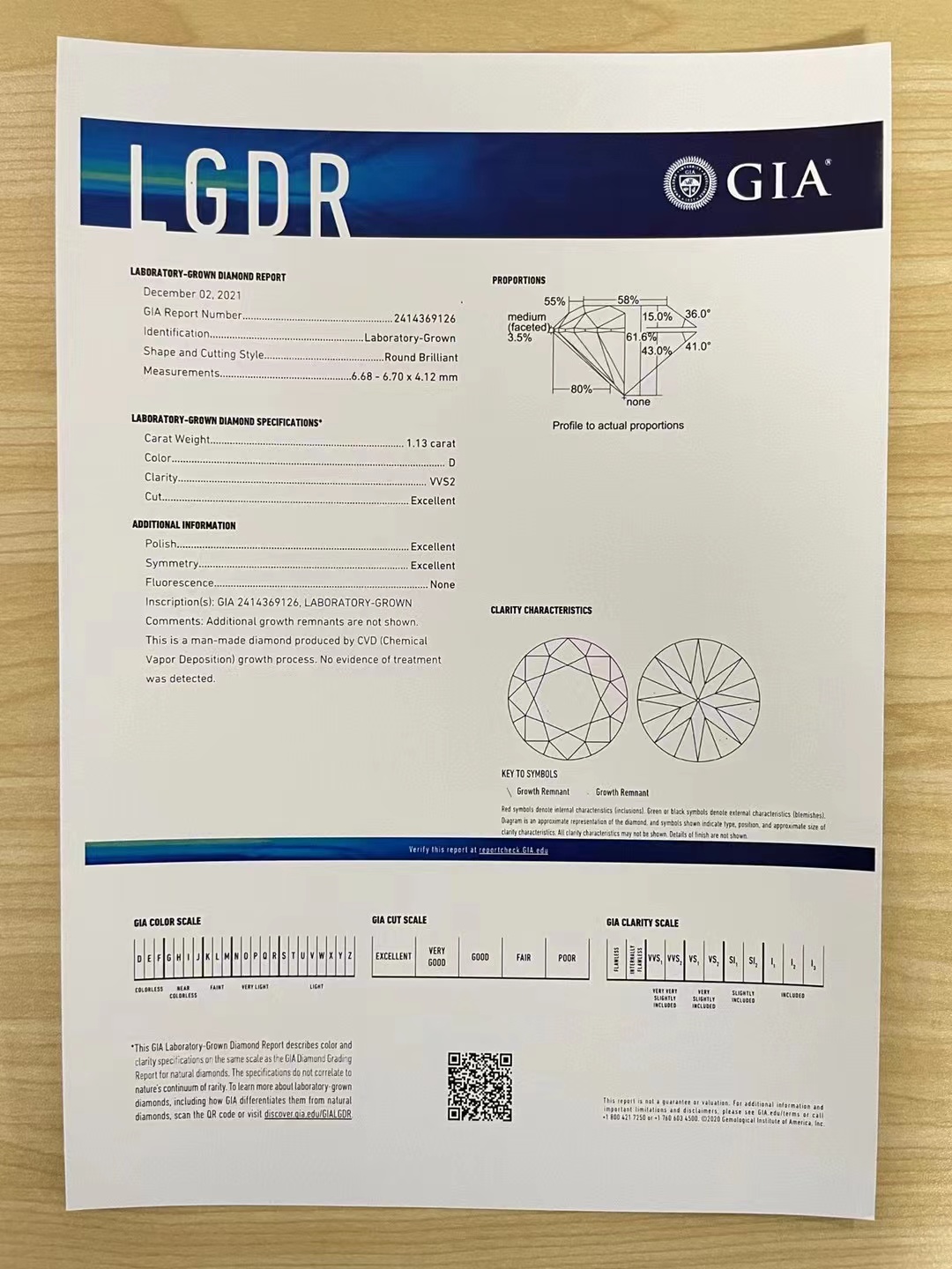 Laboratory Growd Diamonds GIA-certifiering