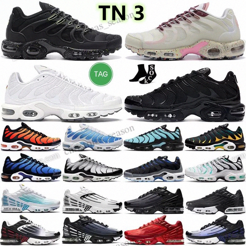 

Tn plus 3 running shoes mens women tns terrascape triple white black Laser Blue Volt Glow Oreo womens Breathable trainers air max airmax outdoor sports sneakers, I need look other product