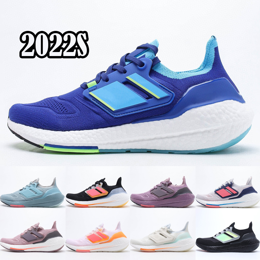

Top Quality Ultra 22 Running Shoes For Mens Womens Sneakers 2022 Knit Legacy Indigo Solar Yellow Purple Magic Grey Black Iridescent Outdoor Trainers, 09 black white