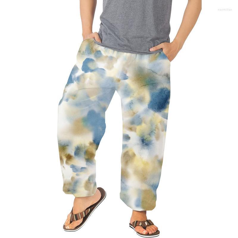 

Men's Pants Mens Casual Versatile All Print Loose Fashion Beach Pocket Trousers Warm FuzzyMen's Naom22, Green