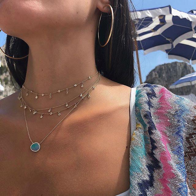 

Chains Fashion Fine S925 Bezel Cz Round Charm Choker Tassel Chain Elegant Wedding Gifts Women Pendant Necklaces JewelryChains