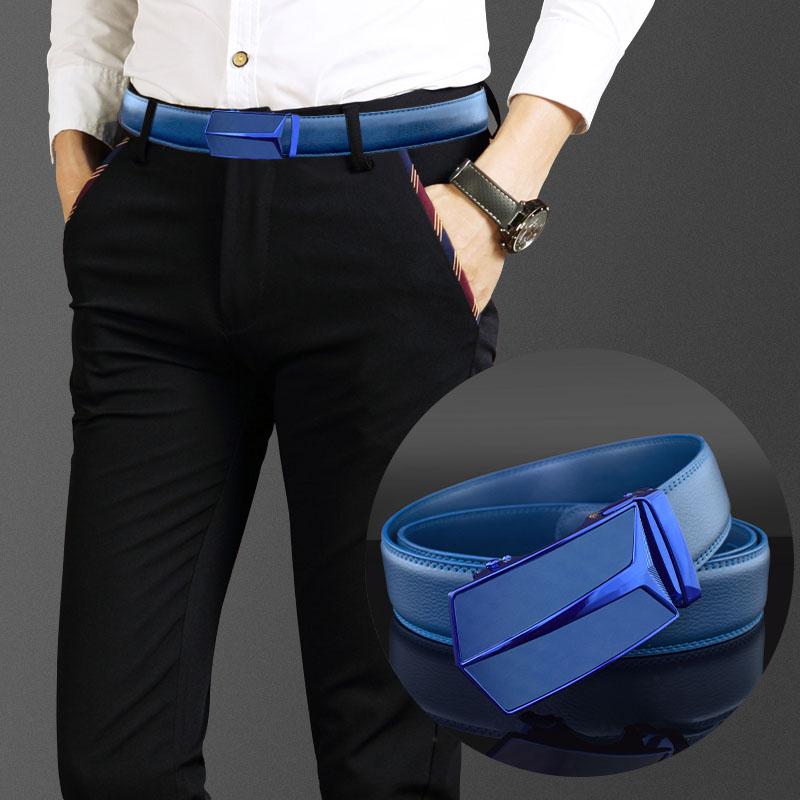

Belts High Quality Genuine Grain Leather Belt Designer Corset Famous Cowhide Waist Blue Fashion Ceinture Homme, White
