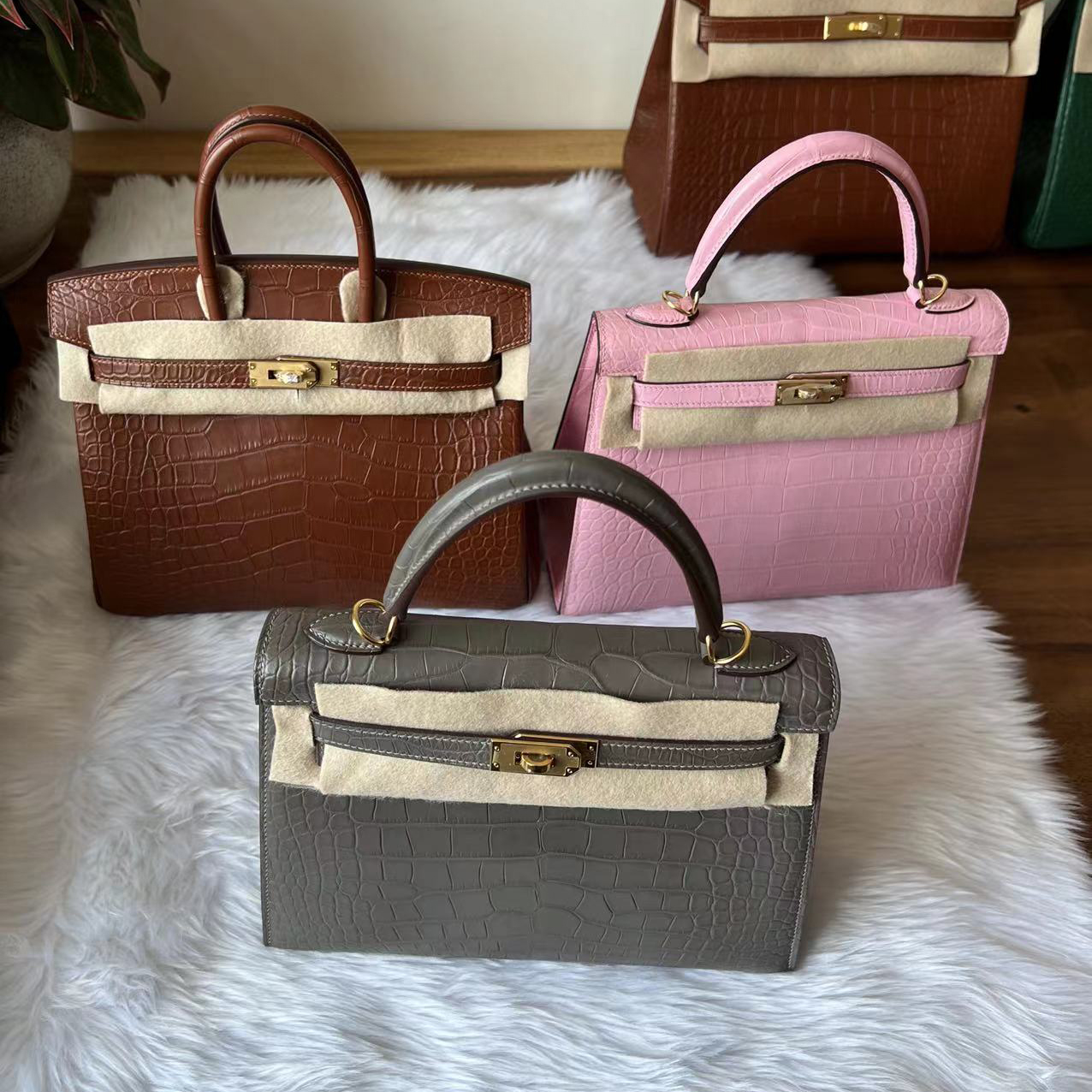 

snake lizard crocodile skin customied products bags luxury handbags bamboo mini top handle bag diana custom your own ideas lady d sling Artsy Designer Handbag, Green