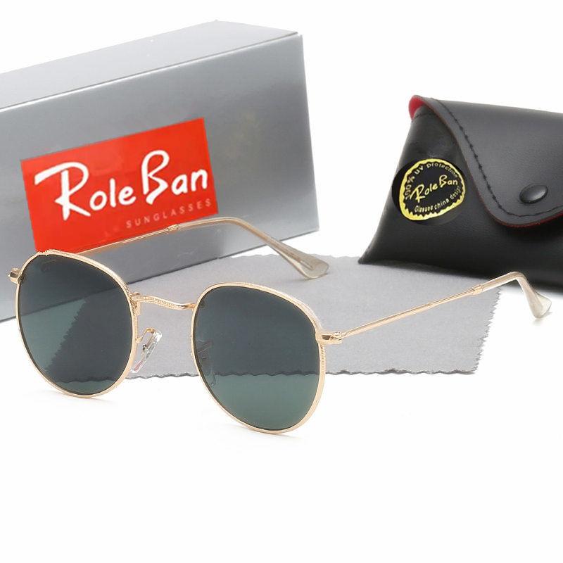 

Men Role Ban Classic Brand Retro women Sunglasses 2022 Luxury Designer Eyewear Ray Band 3447 Bands Metal Frame Designers Sun Glasses Woman