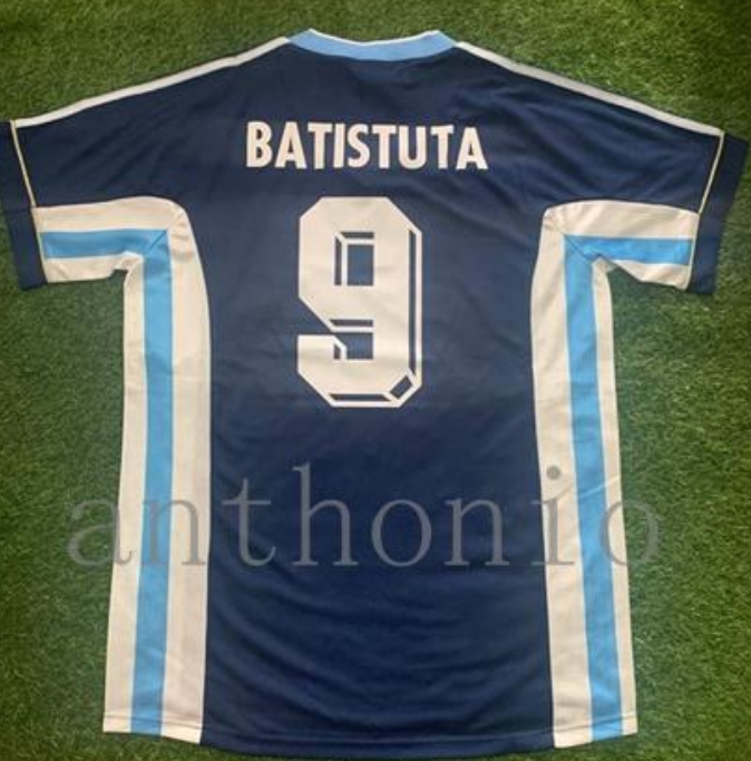 

1994 1996 1998 argentina retro soccer jerseys MARADONA SIMEONE BATISTUTA ORTEGA FUTBOL SHIRTS uniform quality shirt kits men Maillots de football jersey, 1998 home shirt