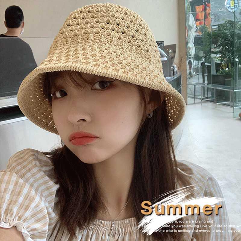 

Wide Brim Hats Straw Panamas UV Protection Sun Visor Beach Women Visors Foldable Female Summer HatWide, Black