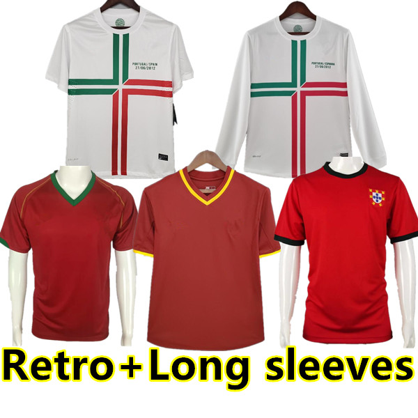 

RONALDO 2012 2013 2000 2006 Retro Soccer Jersey RUI COSTA FIGO NANI Classic 1966 1969 long sleeves Football Shirts Camisetas de futbol Portuguese Vintage, 66/69 home