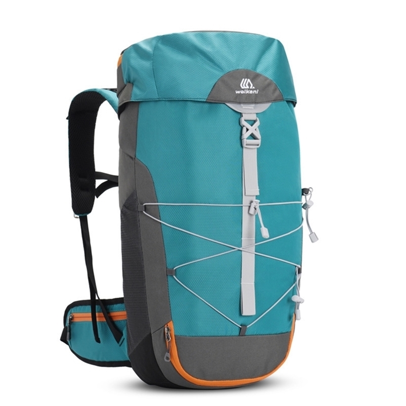 

40L Outdoor Mountaineering Bag Waterproof Sports Backpack Lightweight Travel Backpack Hiking Bag Trekking Backpack for Men 220629, Blue