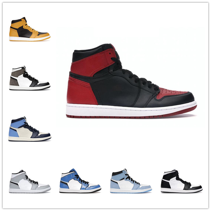 2023 new shoe for Boy Girl Kid University Blue 1 Basketball shoes 1s High Dark Mocha Electro ge UNC Light Smoke Grey Hyper Chicago bred royal toe