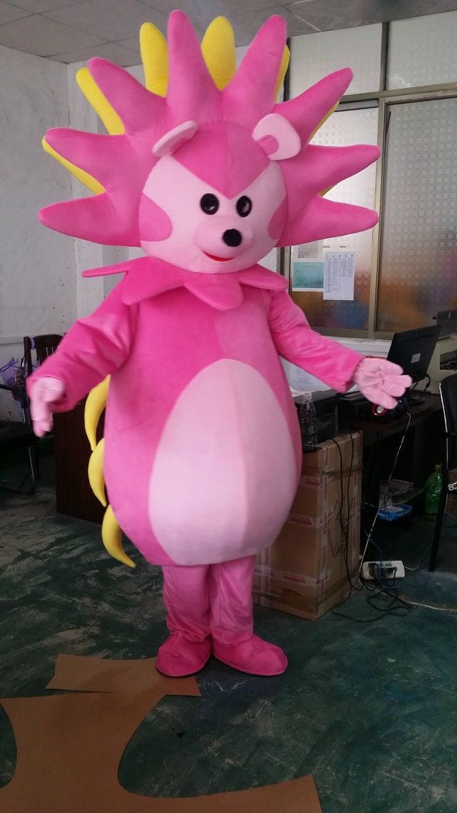 

Mascot doll costume Hedgehog Mascot Costume fancy dress Cartoon Mascot Halloween party Outdoor performance, As show
